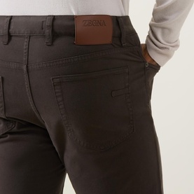 City Gaberdine Slim Leg Jeans
