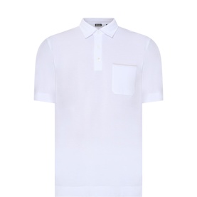 Patch Pocket Piqu&eacute; Polo Shirt