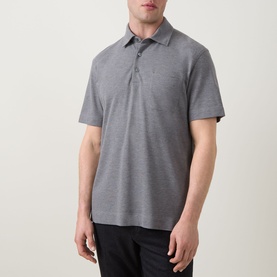 Patch Pocket Piqu&eacute; Polo Shirt
