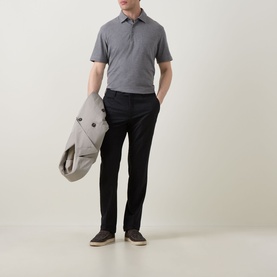 Patch Pocket Piqu&eacute; Polo Shirt
