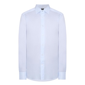 Micro Stripe Single-Cuff Formal Shirt
