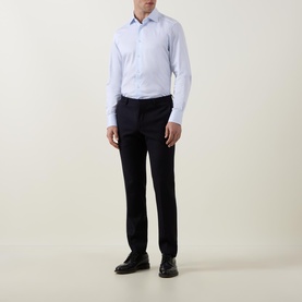 Micro Stripe Single-Cuff Formal Shirt