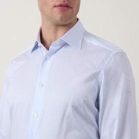 Micro Stripe Single-Cuff Formal Shirt