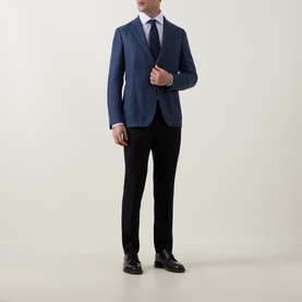 Micro Stripe Single-Cuff Formal Shirt