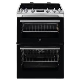 60cm Double Oven Cooker Stainless Steel