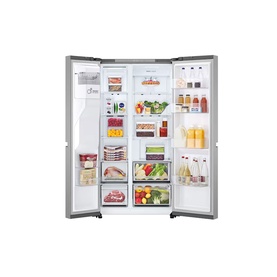 641L NatureFRESH Side-By-Side Fridge Freezer Prime Silver