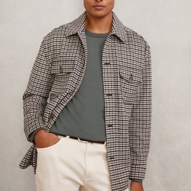 Liam Houndstooth Overshirt