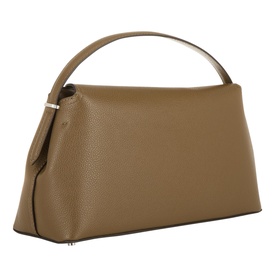 T-Lock Leather Top Handle Bag