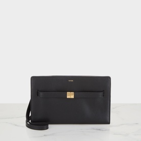 Belted Leather Crossbody Bag