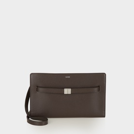 Belted Leather Crossbody Bag
