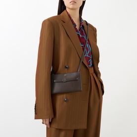 Belted Leather Crossbody Bag