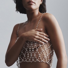 Pearl Cropped Cami Top