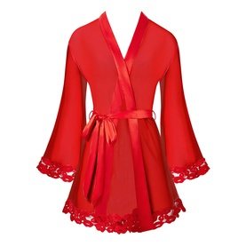 Marian Lace Trim Kimono