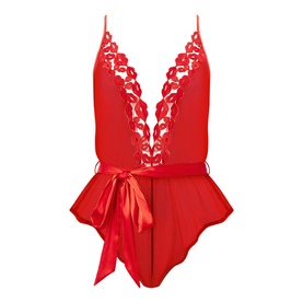 Marian Embroidered Trim Teddy