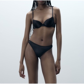 Verona Satin Wired Push-Up Bra