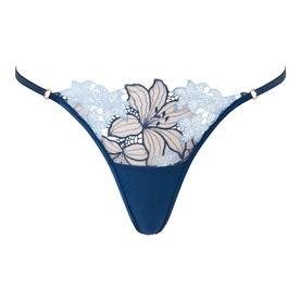 Calantha Embroidered Thong