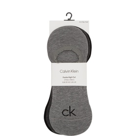 Three-Pack Logo Footie Socks