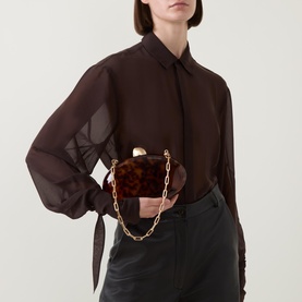 Eviana Tortoiseshell Clutch