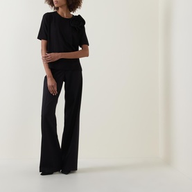 Davienne Floral Appliqu&eacute; T-Shirt