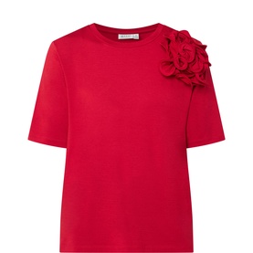 Davienne Floral Appliqu&eacute; T-Shirt