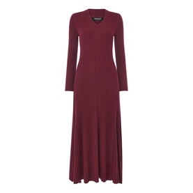 Cable Ribbed Knit Dress