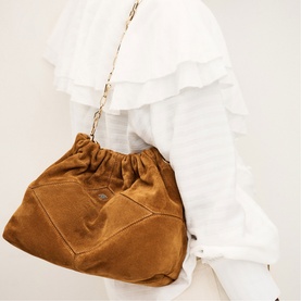 June Suede Mini Tote Bag