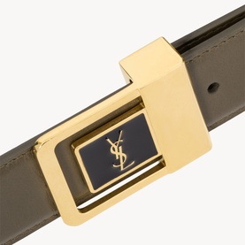 La 66 Logo Leather Belt