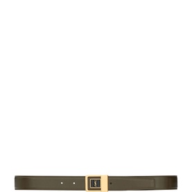 La 66 Logo Leather Belt