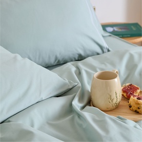 180 Thread Count Evelyn Sage Duvet Cover Set