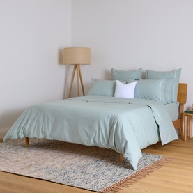 180 Thread Count Evelyn Sage Duvet Cover Set