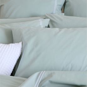 180 Thread Count Evelyn Sage Pillowcase Set