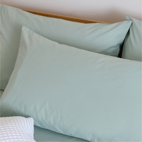 180 Thread Count Evelyn Sage Pillowcase Set