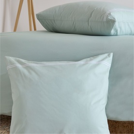 180 Thread Count Evelyn Sage Square Pillowcase