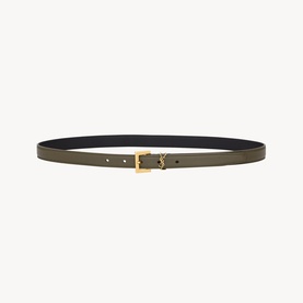 Narrow Cassandre Leather Belt
