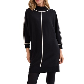 Hallie Tipped Knitted Mini Dress