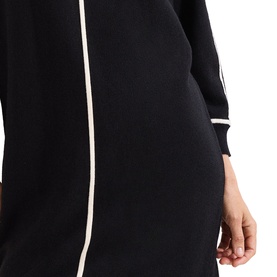 Hallie Tipped Knitted Mini Dress