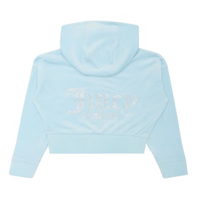 Diamant&eacute; Logo Cropped Zip Sweatshirt