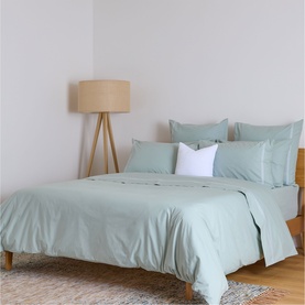 180 Thread Count Evelyn Sage King Pillowcase Set