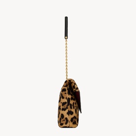 Envelope Large Leopard Print Shoulder Bag