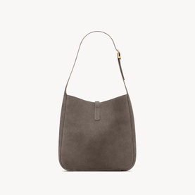 Le 5 &Agrave; 7 Supple Small Suede Hobo Bag