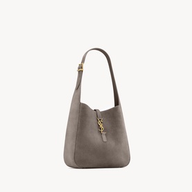 Le 5 &Agrave; 7 Supple Small Suede Hobo Bag