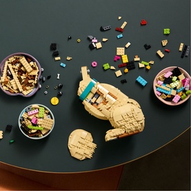 Icons Golden Retriever Puppy Building Set for Adults