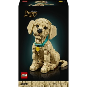 Icons Golden Retriever Puppy Building Set for Adults