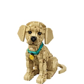 Icons Golden Retriever Puppy Building Set for Adults