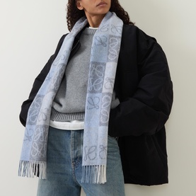 Anagram Logo Tassel Scarf