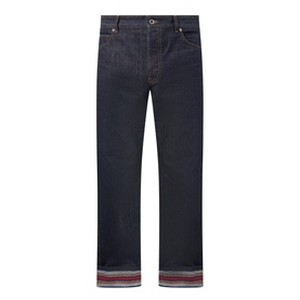 Striped Cuff Jeans