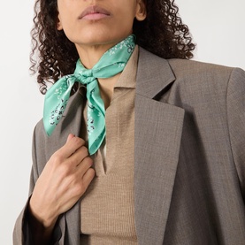 French Bandana Silk Scarf&nbsp;