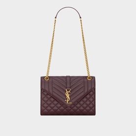 Envelope Medium Quilted Chain Bag
