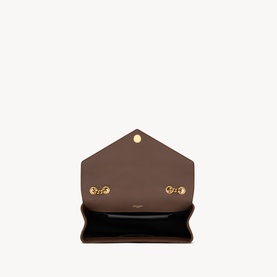 Loulou Medium Quilted Suede Chain Bag