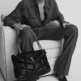 Lou Lou Medium Puffer Leather Shoulder Bag